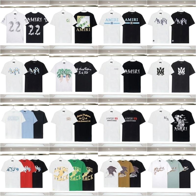 Amiri Letter-Print Logo T-Shirt Test: Wir haben die Kragen-Erholung bei einem 8,36-Dollar-Baumwoll-T-Shirt gemessen
