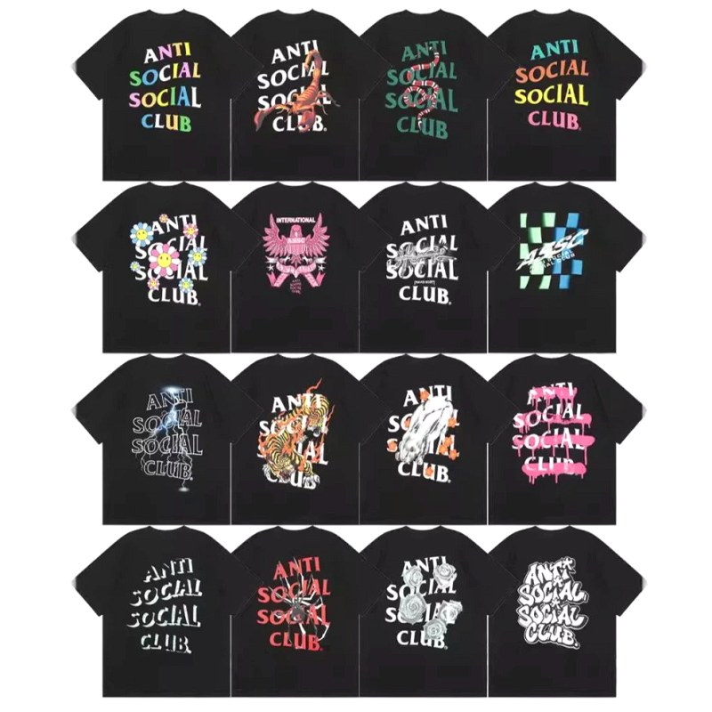 Anti Social Social Club Multicolor T-Shirt Collection Review: 230g Double-Yarn Cotton Raglan Tees