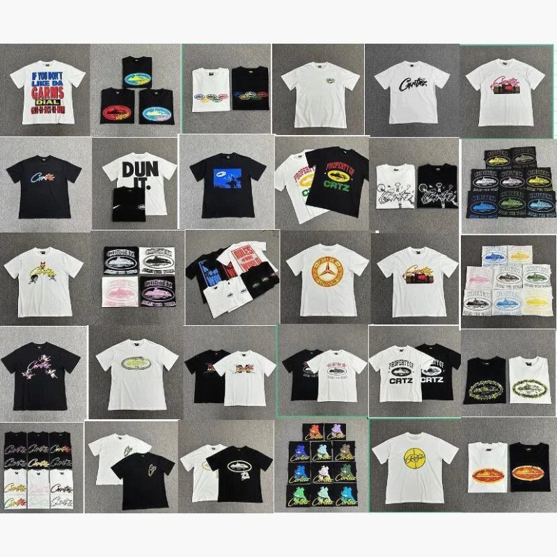 Corteiz Graphic Print Multicolor T-Shirt Collection Review: 51 Variants, One Loose Crew Neck