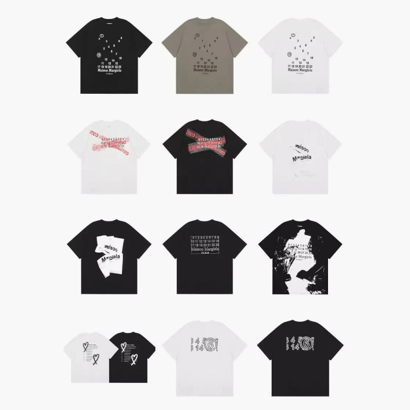 Zwei Größen Unterschied: Der Maison Margiela Print-Tee im Banktest gegen die eigene Größentabelle der Marke